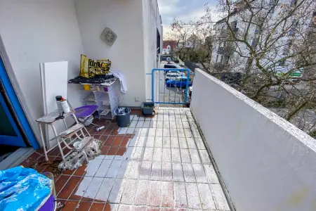 Balkon der Immobilie: Charmantes Penthouse-Feeling: Großzügige Wohnung mit Dachterrasse in Reinheim (Foto)