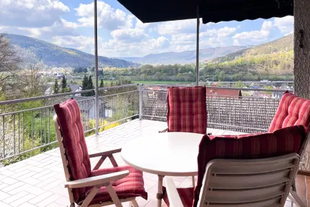 Balkon mit Aussicht