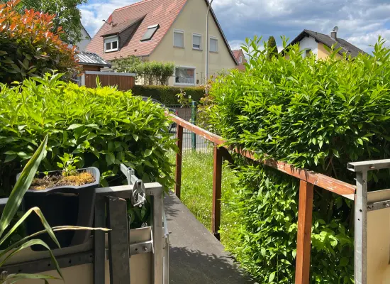 Balkon mit Steg