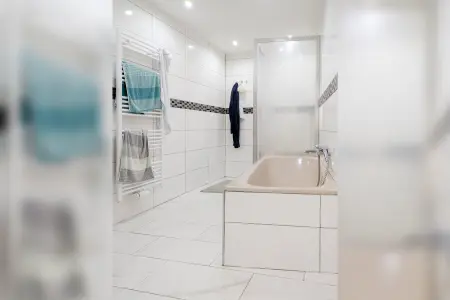 EG-Bad der Immobilie: Ein- / Zwei-Familien-Haus in Erlenbach Mechenhard - interessant für Selbstnutzer & Kapitalanleger! (Foto)
