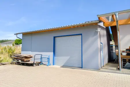 Ansicht-Lagerhalle
