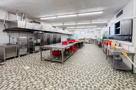 Großküche der Immobilie: Produktionshalle mit vielseitigen Nutzungsmöglichkeiten in zentraler Lage von Klein-Umstadt (Foto)