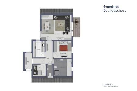 der Immobilie: Perfekt für Singles oder Paare: Eine gemütliche Dachgeschosswohnung in Weiterstadt/Gräfenhausen (Grundriss)