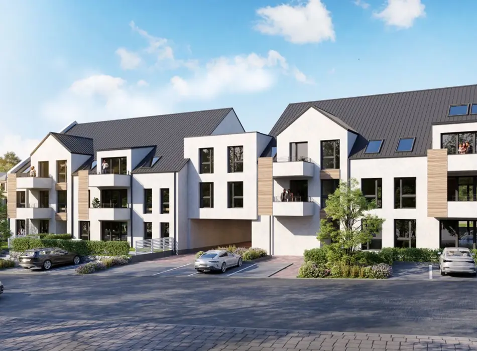 Frontansicht der Immobilie: kfw 40 - Neubau-Highlight in Main-Nähe (Wohnung 19) (Titelbild)