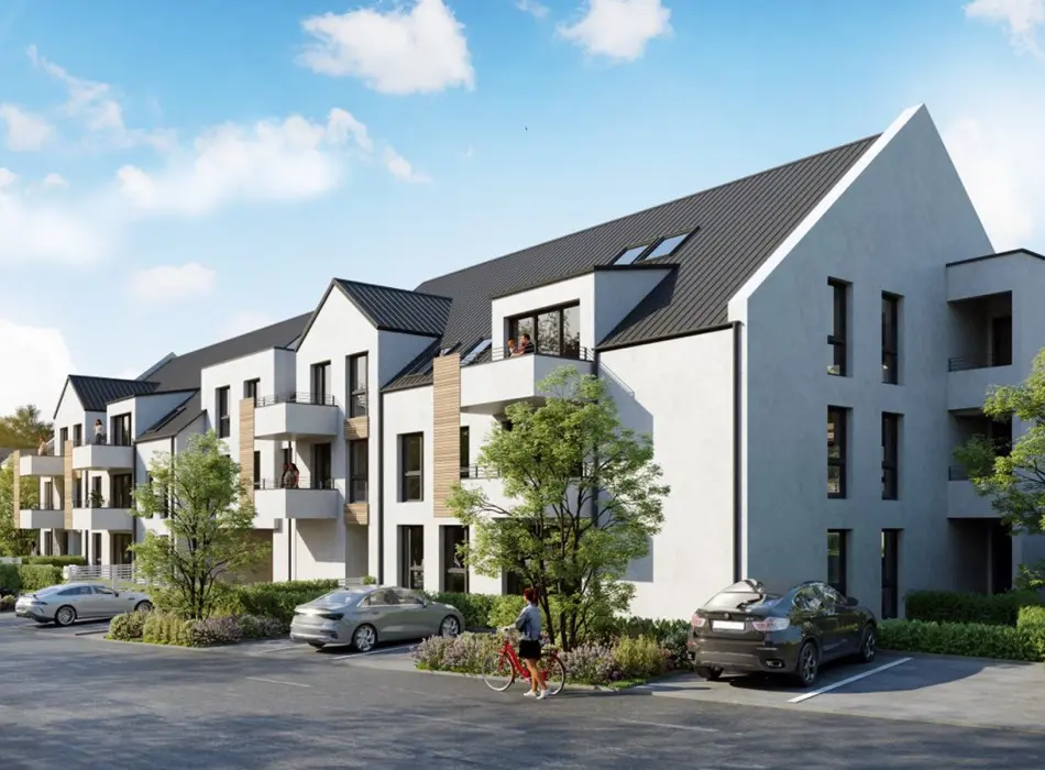 Aussenansicht der Immobilie: kfw 40 - Neubau-Highlight in Main-Nähe  (Wohnung 9) (Titelbild)