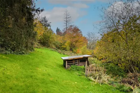 Ansicht Garten der Immobilie: Selbermacher aufgepasst: Haus mit großem, naturnahen Grundstück und vielen Nutzungs-Möglichkeiten! (Foto)