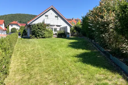 Garten der Immobilie: Modernes Einfamilienhaus – Familienidyll am Main (Foto)