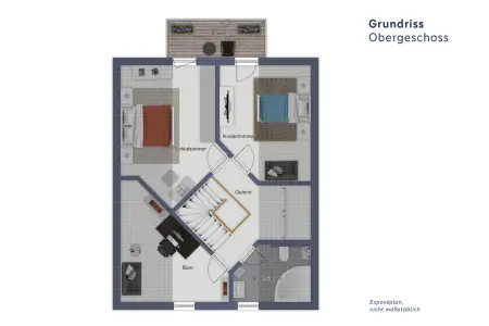 der Immobilie: Modernes Einfamilienhaus – Familienidyll am Main (Grundriss)