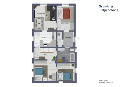 der Immobilie: Platz für die ganze Familie – modernisiertes Einfamilienhaus mit Gartenparadies, Garage und Carport! (Grundriss)